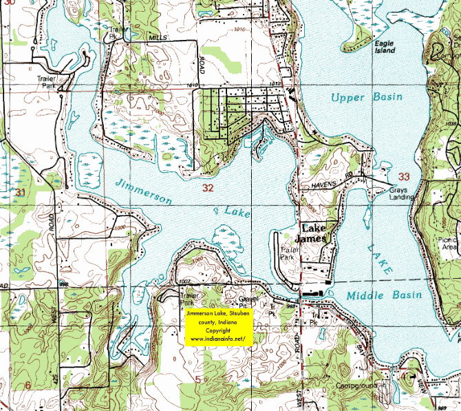 Fishing Lakes Indiana Fishing Lakes Map